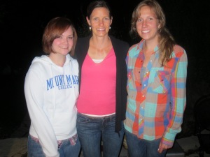 At a bonfire with friends from the dietetics program. (yes, we roasted vegan marshmallows!)